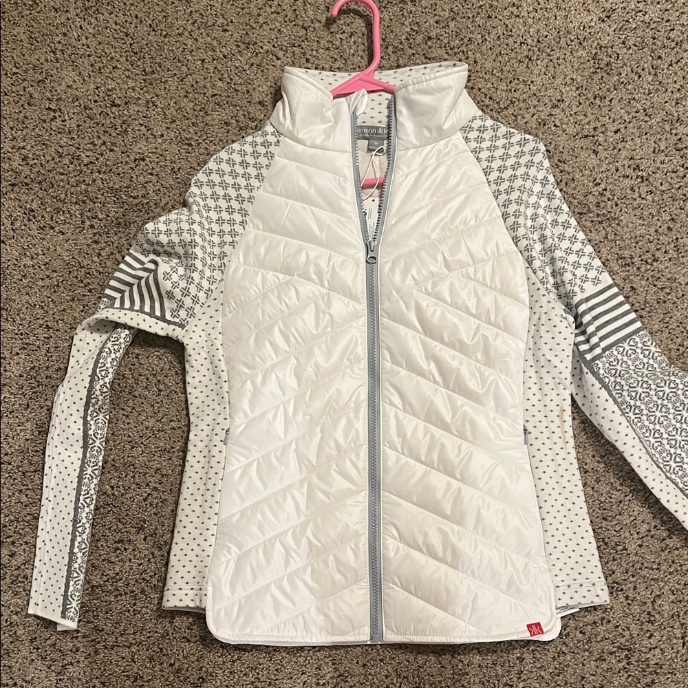 Krimson Klover White and Gray Jacket